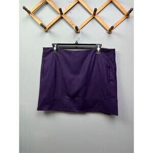KENAR Skirt Womens size 12 purple‎ wool blend mini skirt Casual38